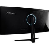 Arozzi Nova Curved 34" UltraWide gaming monitor Zwart, 165 Hz, 2x DisplayPort, 2x HDMI, Audio, Adaptive Sync