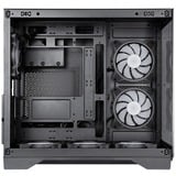 Chieftec Visio midi tower behuizing Zwart | 2x USB-A | 1x USB-C | RGB | Tempered Glass