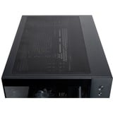 Chieftec Visio midi tower behuizing Zwart | 2x USB-A | 1x USB-C | RGB | Tempered Glass