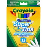 Crayola Afwasbare viltstiften met superpunt tekenen 12 stuks