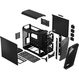 Fractal Design Torrent Black Solid midi tower behuizing Zwart | 2x USB-A | 1x USB-C