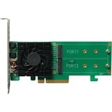 HighPoint SSD6202A 2x M.2 interface kaart 