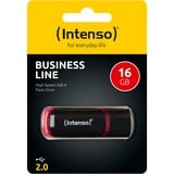 Intenso Business Line 16 GB USB 2.0 usb-stick Zwart/rood