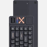 Iqunix Magi65 Pro Shadow Black, gaming toetsenbord Zwart, US lay-out, IQUNIX Gold Red, RGB leds, 65%, Hot-swappable, PBT, 2.4GHz | Bluetooth 5.1 | USB-C