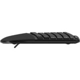 Kensington Pro Fit Ergo KB675 EQ TKL Rechargeable Keyboard Zwart, EU lay-out (QWERTY), Membraan, 80% (TKL)	, Bluetooth, 2.4 GHz