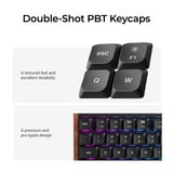 Keychron K5 Ultra 8K Wireless Custom Mechanical Keyboard Zwart, US lay-out (QWERTY), Keychron Milk POM Banana, 100%, RGB leds, LSA Double-shot PBT, USB-C | 2.4 GHz | Bluetooth 5.2