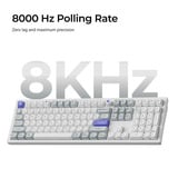 Keychron Q6 HE 8K Magnetic Switch Keyboard, toetsenbord Zwart, US lay-out, Keychron Ultra-Fast Lime, RGB, Hot swap, 8K