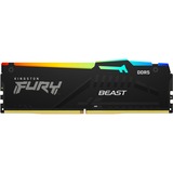 Kingston FURY 32 GB DDR5-5200 werkgeheugen Zwart, KF552C40BBA-32, Beast RGB, XMP 3.0