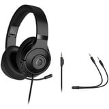 LORGAR Noah 101 over-ear gaming headset Zwart
