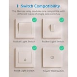 MEROSS MSS810 Smart Wi-Fi In-Wall Switch schakelaar Wit