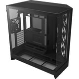 NZXT NZXT H9 Flow RGB (2025) All Black midi tower behuizing Zwart (mat) | 2x USB-A | 1x USB-C | RGB | Window