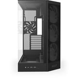 NZXT NZXT H9 Flow RGB (2025) All Black midi tower behuizing Zwart (mat) | 2x USB-A | 1x USB-C | RGB | Window