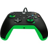 PDP PDP Wired Controller - Neon Black Zwart/groen