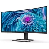 Philips 346E2CUAE/00 34" Curved UltraWide monitor Zwart, WQHD, DisplayPort, HDMI, USB-C, Audio, AMD FreeSync