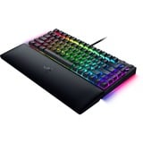 Razer BlackWidow V4 75%, gaming toetsenbord Zwart, US lay-out, Razer Orange, RGB leds, TKL, Doubleshot ABS, hot swap