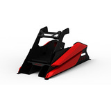 Res-Tech GT Cockpit racingsimulator Zwart/rood