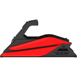 Res-Tech GT Cockpit racingsimulator Zwart/rood