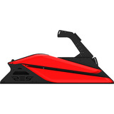 Res-Tech GT Cockpit racingsimulator Zwart/rood