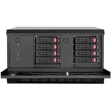 SilverStone CS381B v1.1 rack behuizing Zwart | 2x USB-A 3.2 (5 Gbit/s) | 2x Audio