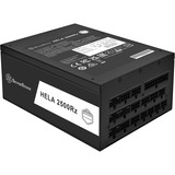 SilverStone HELA 2500R, 2500 Watt voeding  Zwart, 4x 12-Pin High Power GPU, 7x PCIe, Kabel-Management