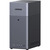 UGREEN DH2300 incl. 2x WD Red Plus 4 TB harde schijf nas Grijs, 1GbE, HDMI, USB