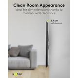 goobay TV Wall Mount FIXED 37 - 86 inch (94 - 219 cm), max. 45 kg wandmontage  Zwart