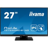 iiyama ProLite T2754MSC-B1AG 27" Touchscreen-Monitor Zwart, VGA, HDMI, Sound, Touch