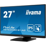 iiyama ProLite T2754MSC-B1AG 27" Touchscreen-Monitor  Zwart, VGA, HDMI, Sound, Touch