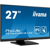 iiyama ProLite T2754MSC-B1AG 27" Touchscreen-Monitor  Zwart, VGA, HDMI, Sound, Touch