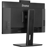 iiyama ProLite XUB2490HSUH-B2 23.8" monitor Zwart, HDMI, DisplayPort, Audio, webcam