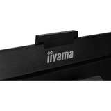 iiyama ProLite XUB2490HSUH-B2 23.8" monitor Zwart, HDMI, DisplayPort, Audio, webcam