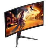AOC CQ27G4Z2 27" curved gaming monitor Zwart/rood, 2x HDMI, 1x DisplayPort