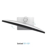 BenQ MA320UP voor MacBook 31.5" 4K UHD monitor Zilver, HDMI, USB-A, USB-C, Audio