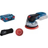 Bosch GEX 18V-125 Professional excentrische schuurmachine Blauw/zwart, Accu en oplader niet inbegrepen, incl. L-BOXX