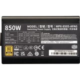 Cooler Master Elite Gold 850 850 watt voeding  Zwart, 1x 12V-2x6, 3x PCIe