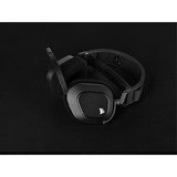 Corsair HS80 RGB WIRELESS over-ear gaming headset Zwart, Pc, PlayStation 4, PlayStation 5