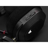 Corsair HS80 RGB WIRELESS over-ear gaming headset Zwart, Pc, PlayStation 4, PlayStation 5