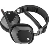 Corsair HS80 RGB WIRELESS over-ear gaming headset Zwart, Pc, PlayStation 4, PlayStation 5