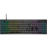 Corsair K55 CORE RGB gaming toetsenbord Zwart, US lay-out (QWERTY), Membraan, 100%, RGB-leds