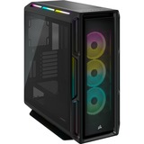 Corsair iCUE 5000T RGB Tower-behuizing Zwart | 4x USB-A 3.2 (5 Gbit/s) | USB-C 3.2 (5 Gbit/s) | Audio | Window-kit