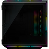 Corsair iCUE 5000T RGB Tower-behuizing Zwart | 4x USB-A 3.2 (5 Gbit/s) | USB-C 3.2 (5 Gbit/s) | Audio | Window-kit