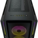 Corsair iCUE 5000T RGB midi tower behuizing Zwart | 4x USB-A | 1x USB-C | RGB | Tempered Glass