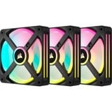 Corsair iCUE LINK QX120 RGB Starterskit case fans Zwart, 3 stuks, 120 x 120 x 25 mm, PWM