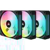 Corsair iCUE LINK QX120 RGB Starterskit case fans Zwart, 3 stuks, 120 x 120 x 25 mm, PWM
