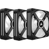 Corsair iCUE LINK QX120 RGB Starterskit case fans Zwart, 3 stuks, 120 x 120 x 25 mm, PWM