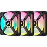 Corsair iCUE Link QX120 RGB Starter-Kit case fan Zwart, 3 stuks