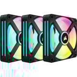 Corsair iCUE Link QX120 RGB Starter-Kit case fan Zwart, 3 stuks