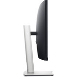Dell P3424WEB 34.1" Curved UltraWide monitor Zilver/zwart, HDMI, DisplayPort, USB, Audio, Webcam
