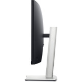Dell P3424WEB 34.1" Curved UltraWide monitor Zilver/zwart, HDMI, DisplayPort, USB, Audio, Webcam