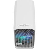 Fractal Design Torrent Nano RGB White TG Light Tint midi tower behuizing Wit | 2x USB-A | 1x USB-C | RGB | Tempered Glass